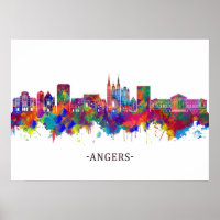 Angers France Skyline