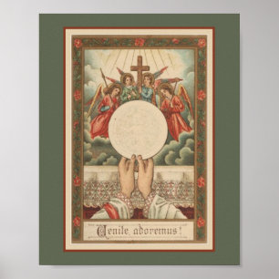 Affiche Anges de Noël de la Messe latine traditionnelle