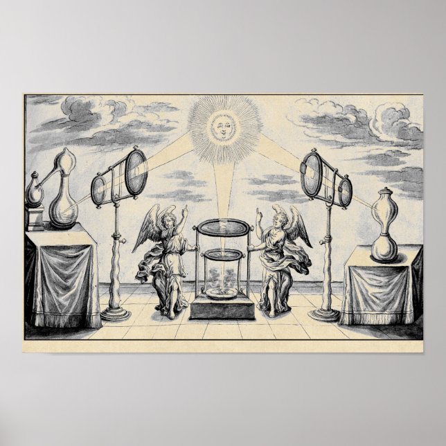 Affiche Anges divins de l'alchimie (Devant)