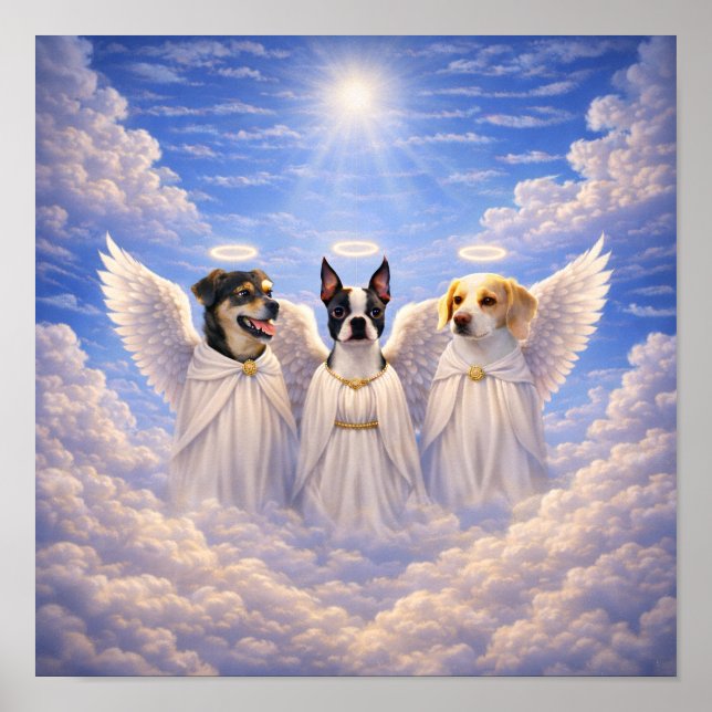 Affiche "Anges toutous" (Devant)