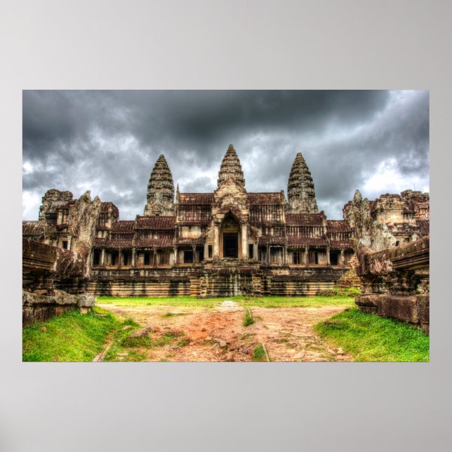Affiche Angkor Wat Cambodge (Devant)
