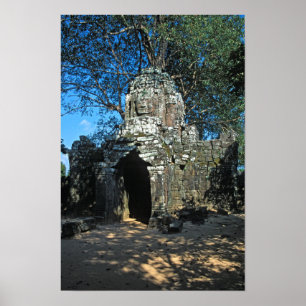 Affiche Angkor wat, temple Ta som - Cambodge, Asie