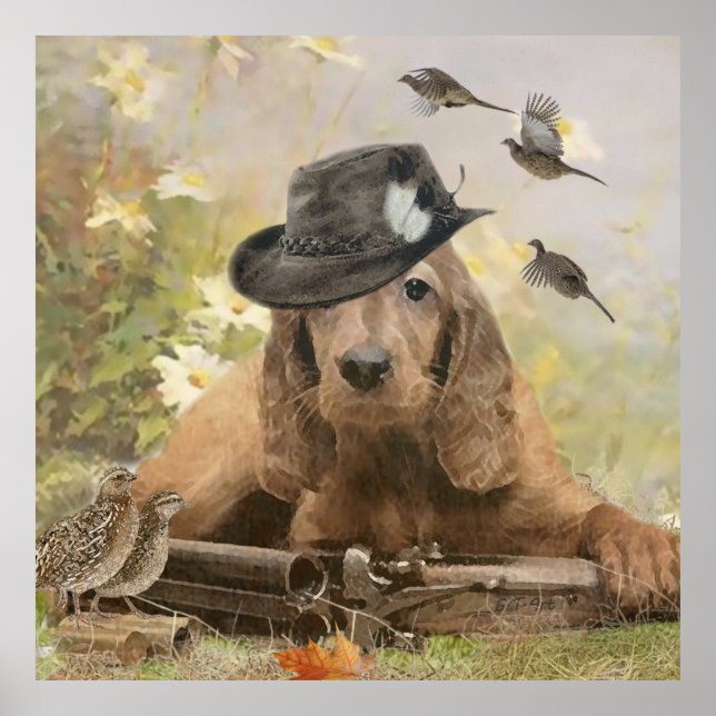 Affiche Anglais Cocker Spaniel (Devant)