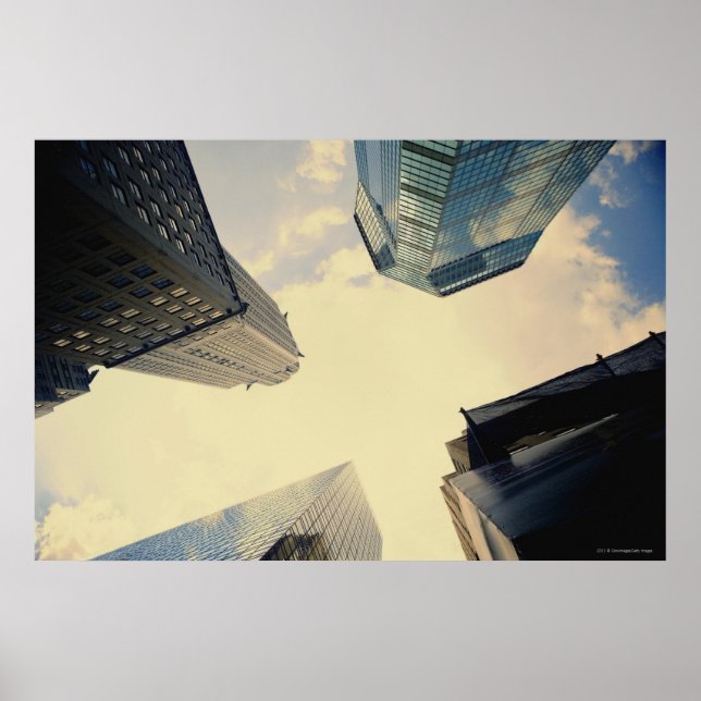 Affiche Angle bas du Chrysler Building (Devant)