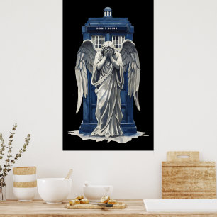 Affiche Angle de plaie avec boîte de police bleue 1