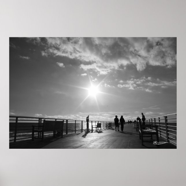 Affiche Angle du quai ouest (Devant)