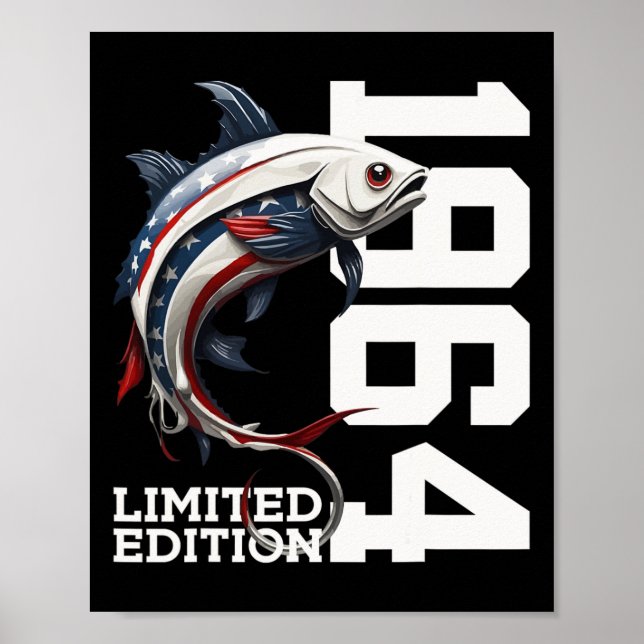 Affiche Angler 61e anniversaire Fishing Limited Edition 19 (Devant)