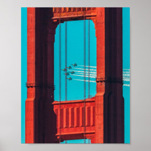 Affiche Angles bleus