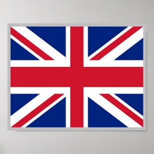 Affiche Angleterre - Drapeau