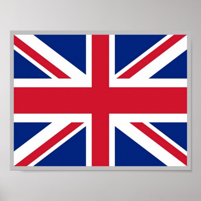 Affiche Angleterre - Drapeau (Devant)