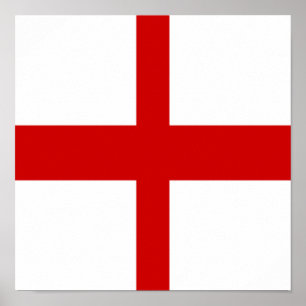Affiche Angleterre Drapeau anglais Pays Pride Home Homelan