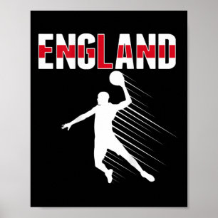 Affiche Angleterre Fans Skett Jersey Fier Anglais Sport Su