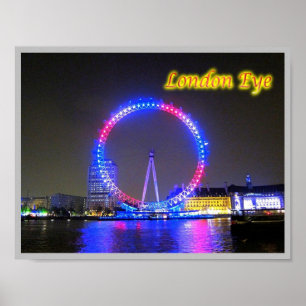 Affiche Angleterre - London Eye -