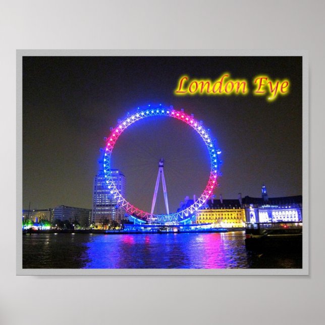 Affiche Angleterre - London Eye - (Devant)