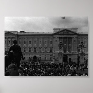 Affiche Angleterre vintage Londres Garde Buckingham Palace