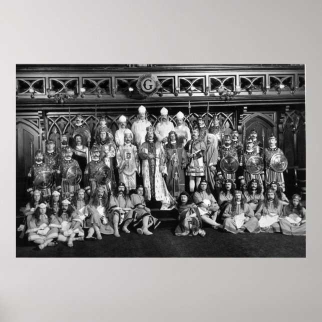 Affiche Anglo-Saxon Lodge, 1902 (Devant)