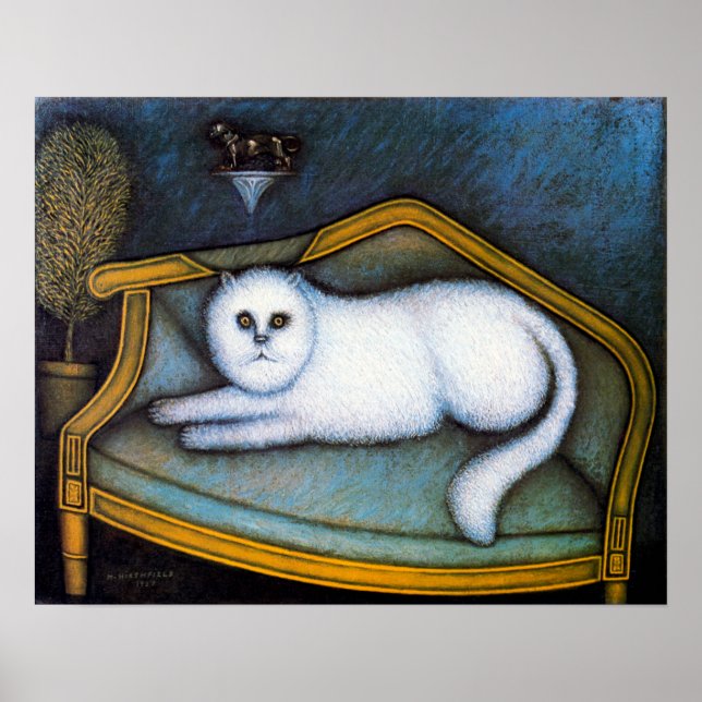 Affiche Angora cat, Morris Hirshfield (Devant)