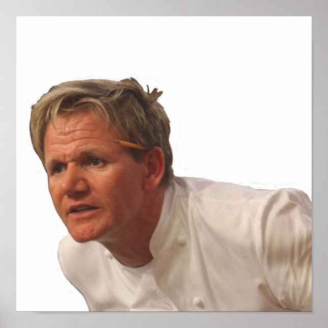 Affiche Angry Gordon Ramsay meme (Devant)