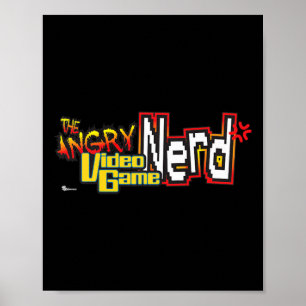 Affiche Angry Video Game Nerd Logo Premium