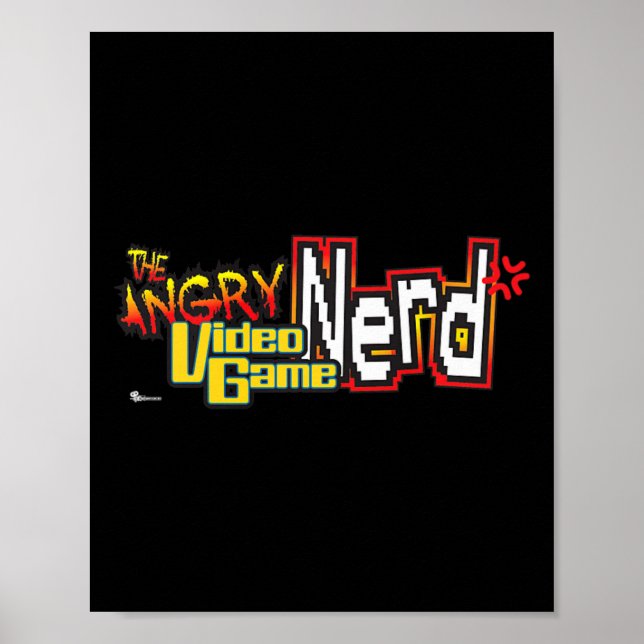 Affiche Angry Video Game Nerd Logo Premium (Devant)