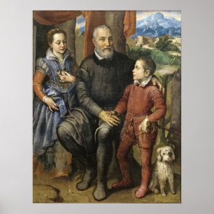 Affiche Anguissola - Père de l'artiste Amilcare Anguissola