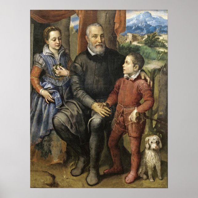 Affiche Anguissola - Père de l'artiste Amilcare Anguissola (Devant)