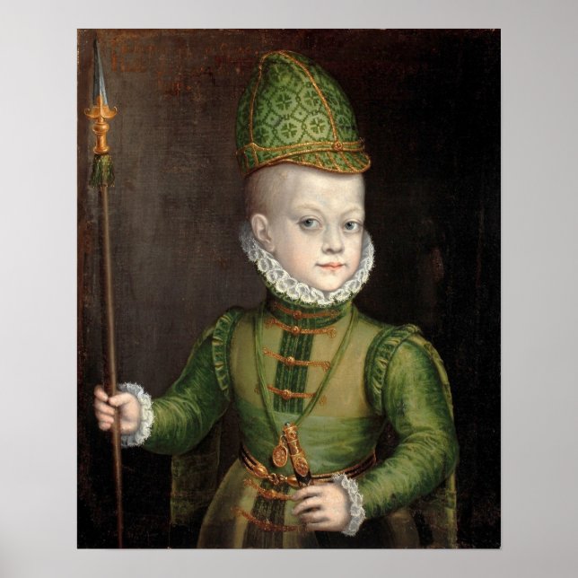 Affiche Anguissola - Portrait D'Un Garçon À La Cour Espagn (Devant)