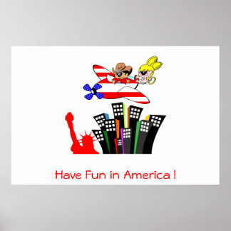 Affiche Angy und Roy erobern Amerika