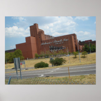 Affiche Anheuser-Busch à St. Louis !