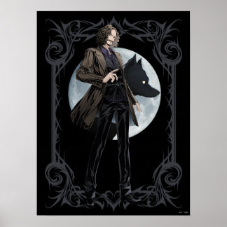 Affiche Animagus noir Anime Sirius