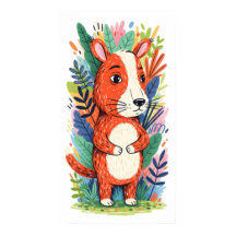 animal capricieux entouré de feuillage luxuriant