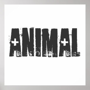 Affiche Animal - Corps de gym Fitness musculation