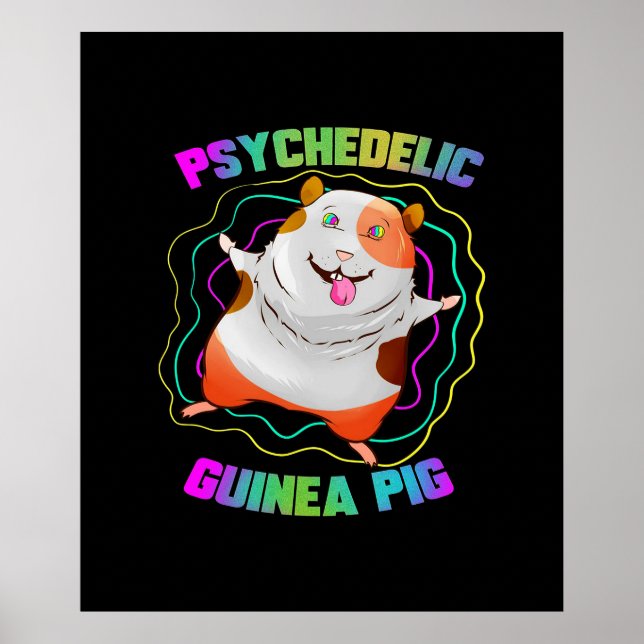 Affiche Animal de compagnie de l'EDM Pig de Guinée | Cocho (Devant)