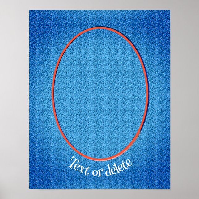 Affiche Animal de ferme à visage d'oie blanche Personnalis (Devant)