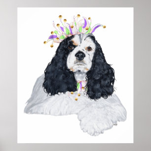 Affiche Animal de fête American Cocker Spaniel