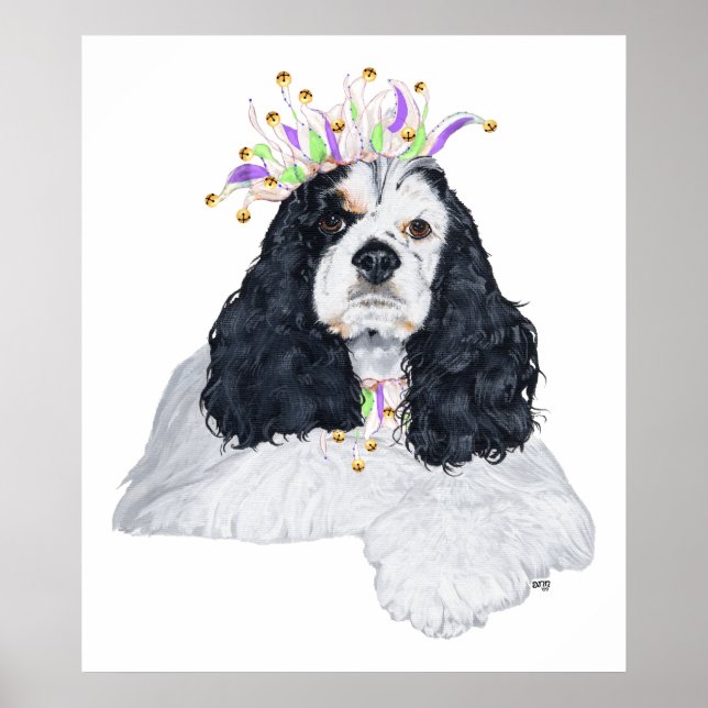 Affiche Animal de fête American Cocker Spaniel (Devant)