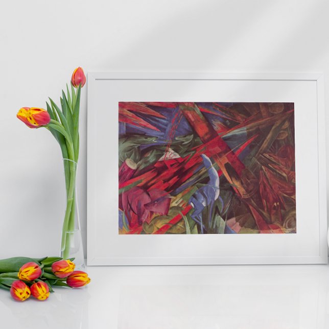 Affiche Animal Fates par Franz Marc, Cubism Art Vintage (Créateur téléchargé)