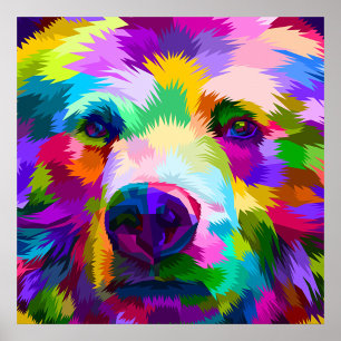 Affiche Animal pop-art