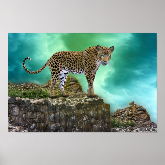 Affiche Animal Portrait Wild Cat (Devant)
