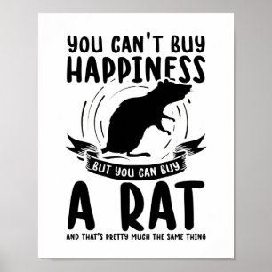 Affiche Animal Rodent Accueil Rat Animaux Cadeau