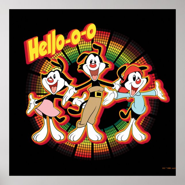 Affiche Animaniacs | Hello-o Retro Equalizer Graphic (Devant)