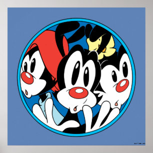 Affiche Animaniacs Warner Siblings Circle Graphic