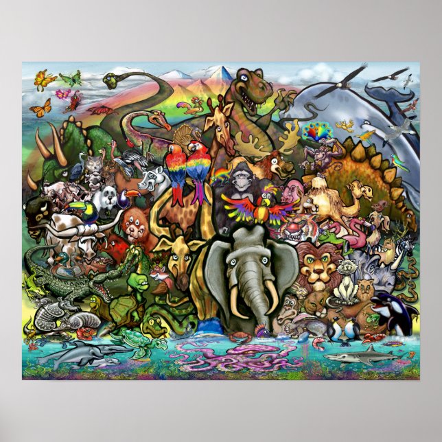 Affiche Animaux (Devant)