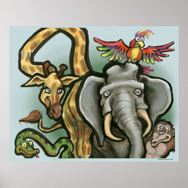 Affiche Animaux (Devant)