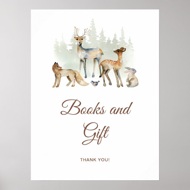 Affiche Animaux Books et Symbole Cadeau (Devant)
