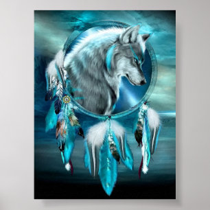 Affiche Animaux Broderie Diamant kits de peinture Wolf