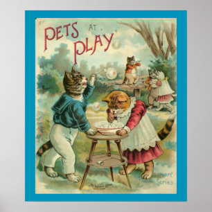Affiche Animaux familiers au jeu