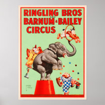 ANIMAUX FORMÉS Sonnerie Bros Barnum Bailey Circus
