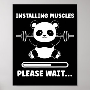 Affiche Animaux Installant Des Muscles Fitness Musculation
