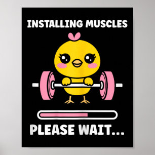 Affiche Animaux Installation des Muscles Fitness Bodybuild